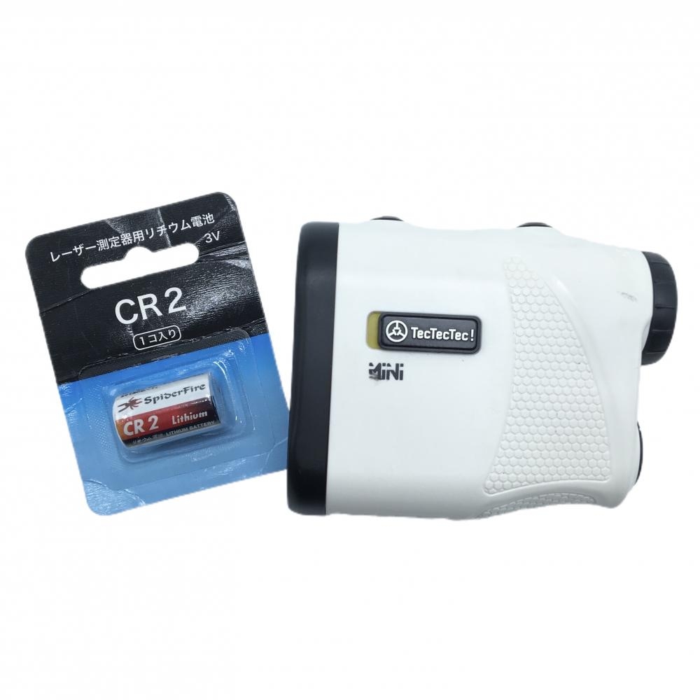 テックテックテック レーザー距離計 白 Mini 通電確認済 替え電池付 ゴルフ TecTecTec!