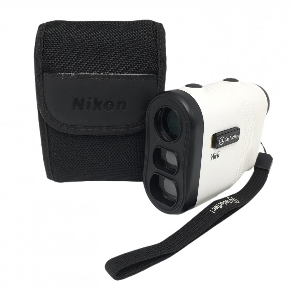 【美品】テックテックテック レーザー距離計 白 Mini 通電確認済 収納ケース付 ゴルフ Tec Tec Tec