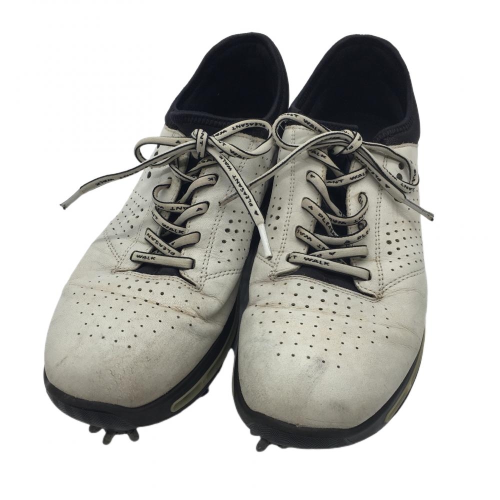 エコー ゴルフシューズ 白×黒 GORE TEX SURROUND メンズ EU39(24.5相当) ゴルフウェア ECCO