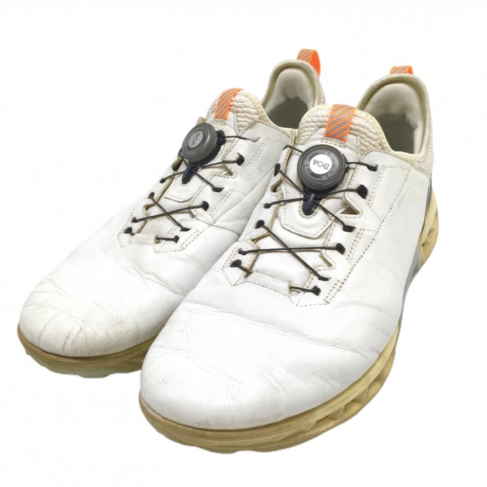 エコー ゴルフシューズ 白 13042401007 Biom C4 Boa スパイクレス ダイヤル式 Gore-Tex メンズ EU45(28.0相当) ゴルフウェア ecco