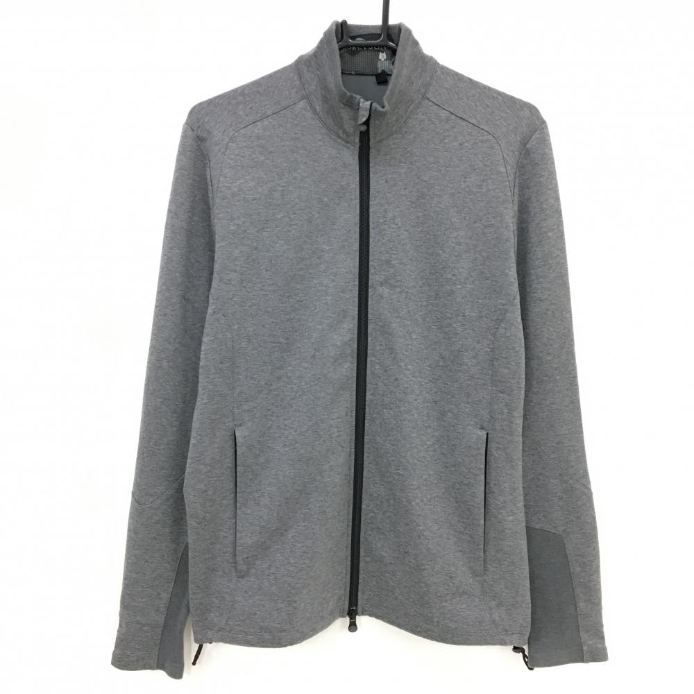 【美品】グレイソン ジャケット グレー ストレッチ 裾ドローコード  メンズ S ゴルフウェア GREYSON