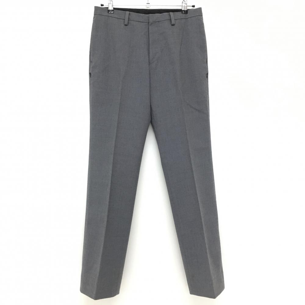 【超美品】エディフィス マテリオ ウールパンツ グレー 裏側ナイロン  メンズ 44 ゴルフウェア EDIFICE MATERIAUX