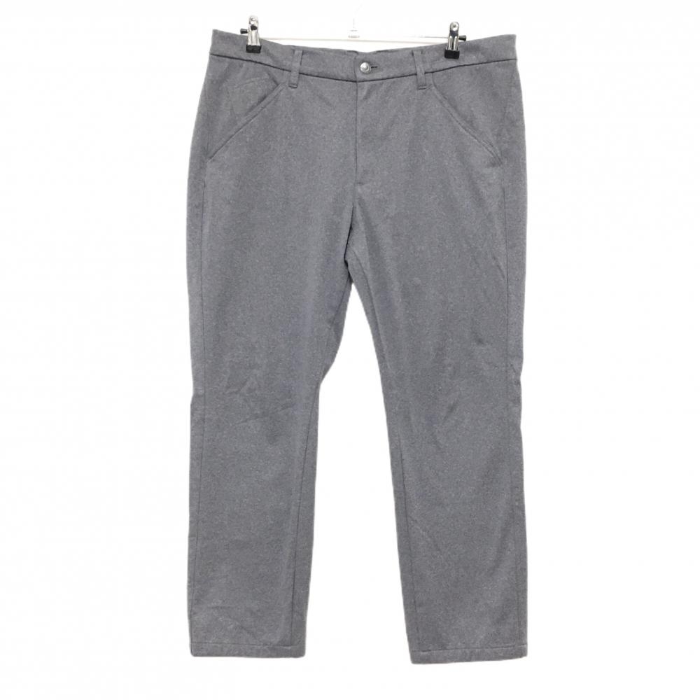 【超美品】イグニオ パンツ 杢グレー 裏起毛 無地 メンズ 96 ゴルフウェア IGNIO