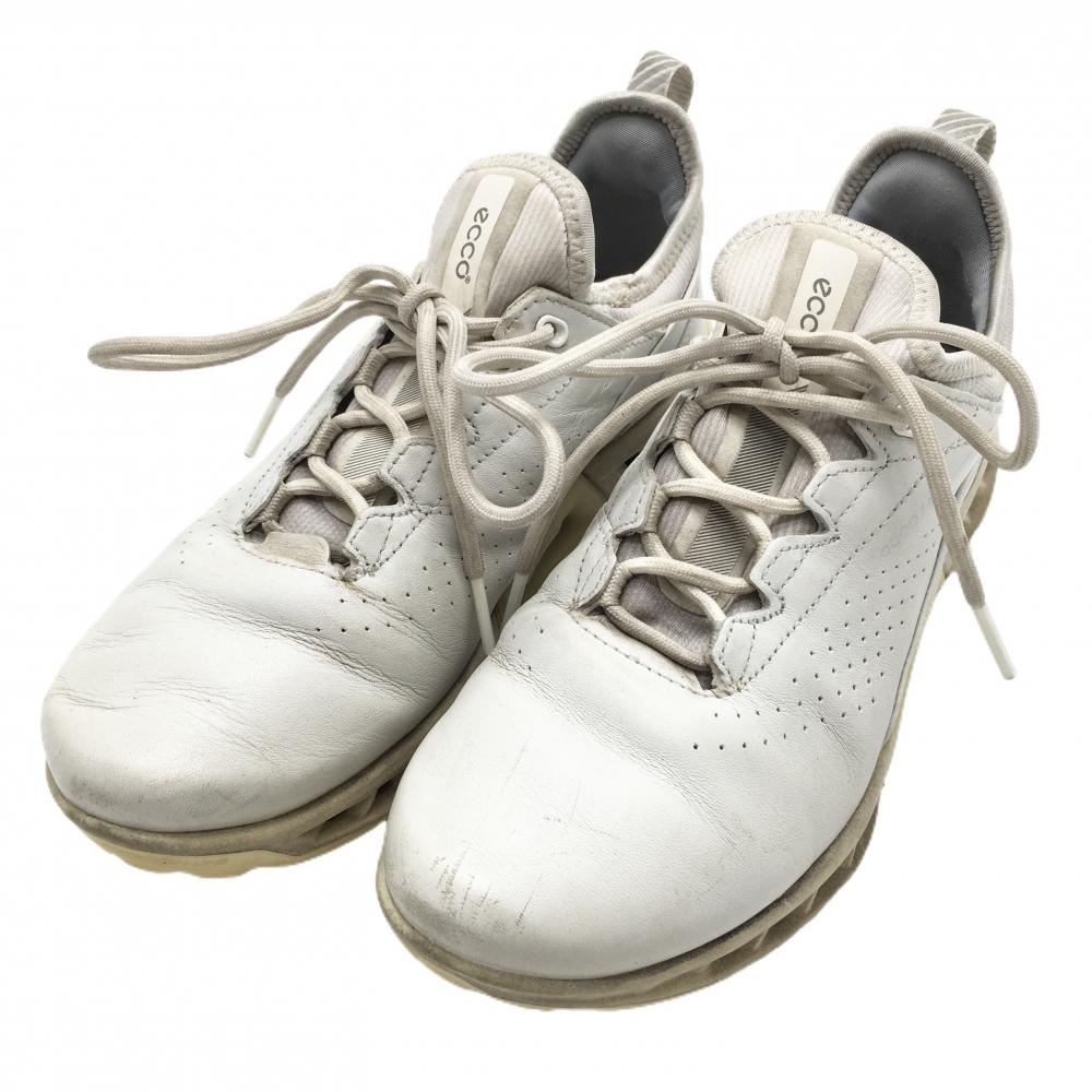 エコー ゴルフシューズ オフホワイト スパイクレス 13090301007 GORE-TEX レディース EU36(23.0相当） ゴルフウェア ecco