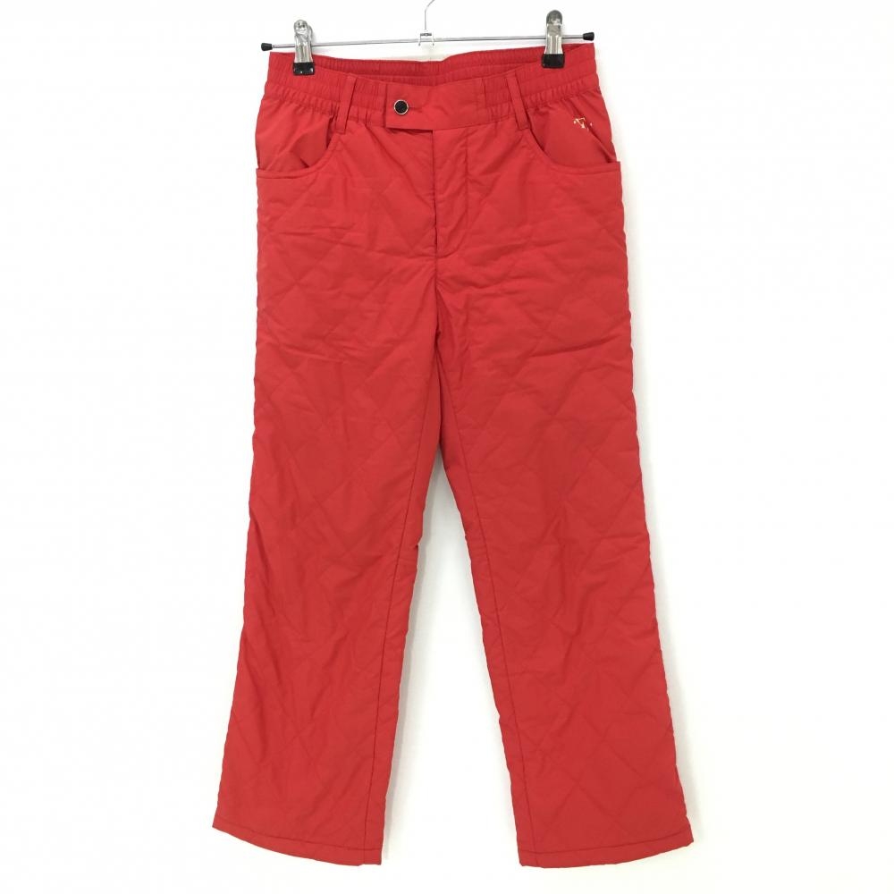 エピキュール 中綿パンツ レッド キルティング  レディース M ゴルフウェア epicure