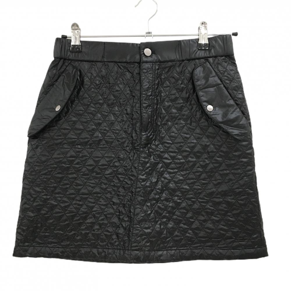 【美品】アンタイトルスポーツ 中綿スカート 黒 キルティング  レディース M ゴルフウェア UNTITLED