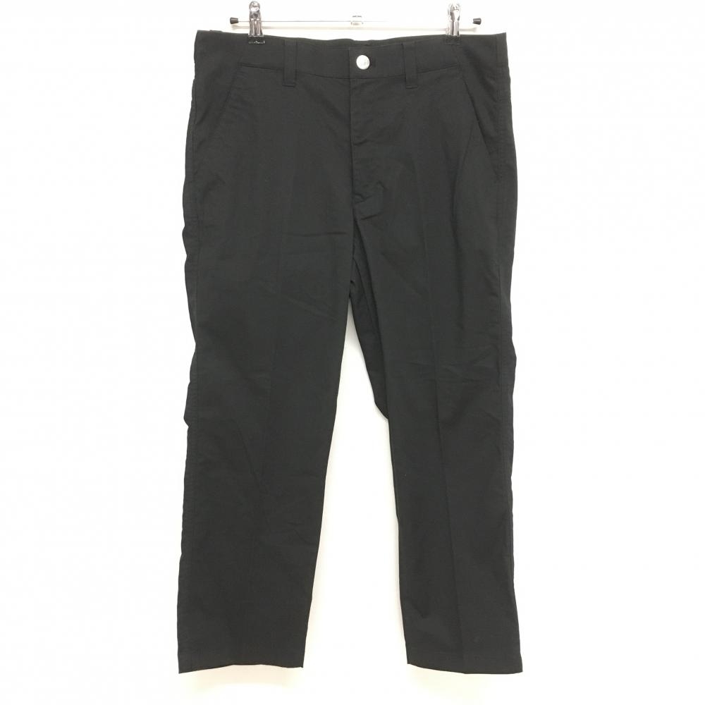 【超美品】ブリヂストン パンツ 黒 無地 コットン混  メンズ 88 ゴルフウェア Bridgestone