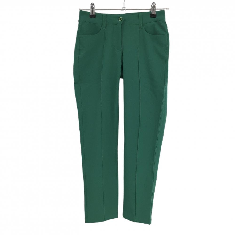 シェルボ 半端丈パンツ グリーン ストレッチ レディース USA　2 ゴルフウェア CHERVO