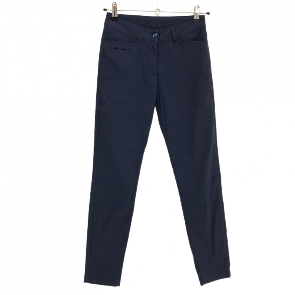 【美品】シェルボ パンツ ネイビー シンプル ストレッチ  レディース USA-XXS/2(XS) ゴルフウェア CHERVO