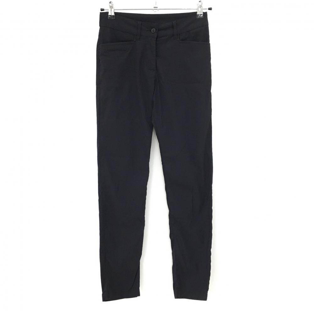 シェルボ パンツ 黒 薄手 ロゴ刺しゅう  レディース USA-XXS/2(XS) ゴルフウェア CHERVO