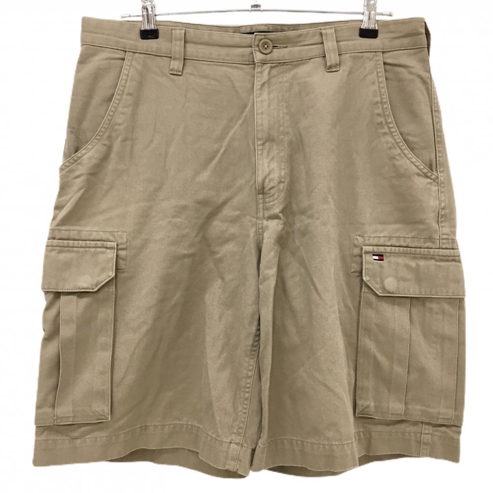トミーヒルフィガー ハーフパンツ ベージュ 複数ポケット メンズ 33 ゴルフウェア Tommy Hilfiger Golf