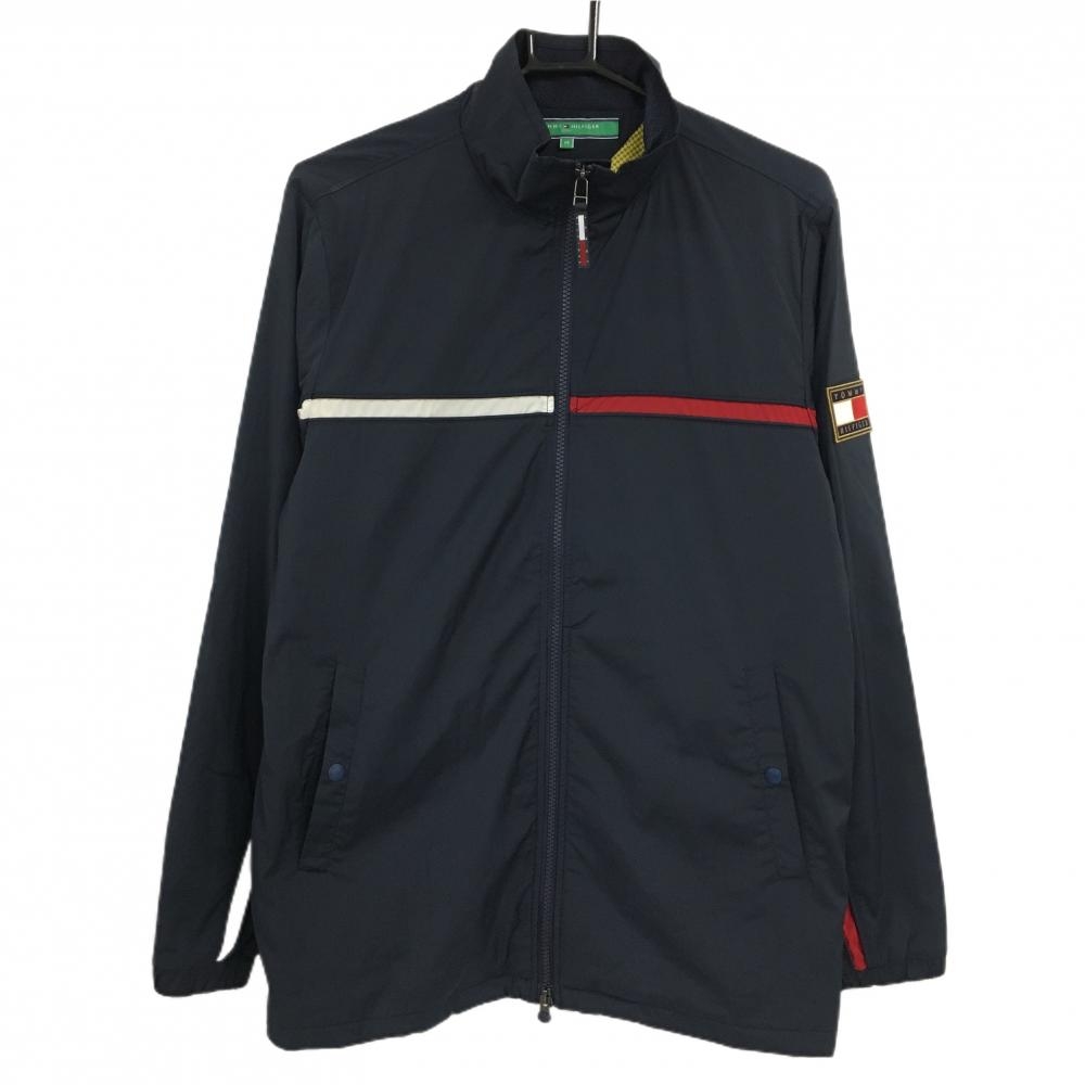 【美品】トミーヒルフィガー ジャケットブルゾン ネイビー メンズ M ゴルフウェア Tommy Hilfiger Golf