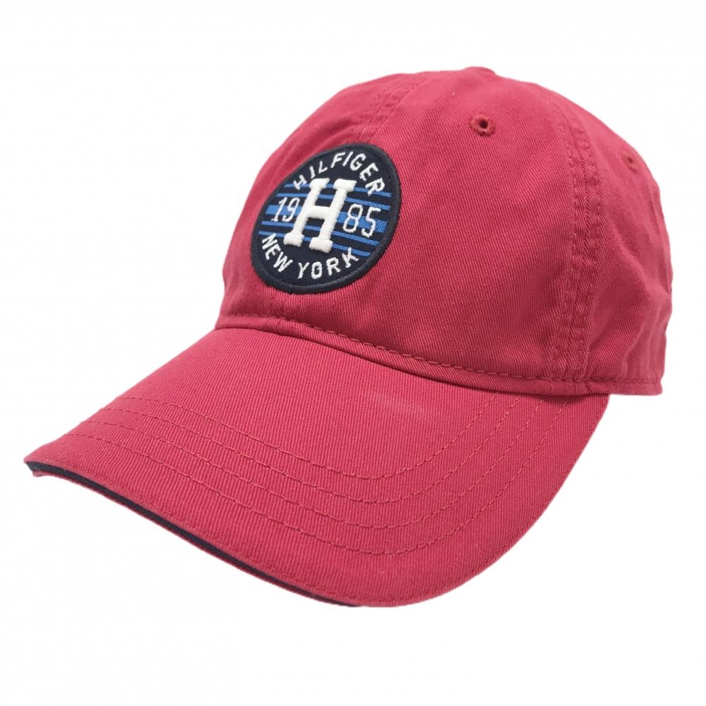トミーヒルフィガー キャップ レッド×ネイビー フロントロゴ  ONE SIZE   ゴルフウェア Tommy Hilfiger Golf