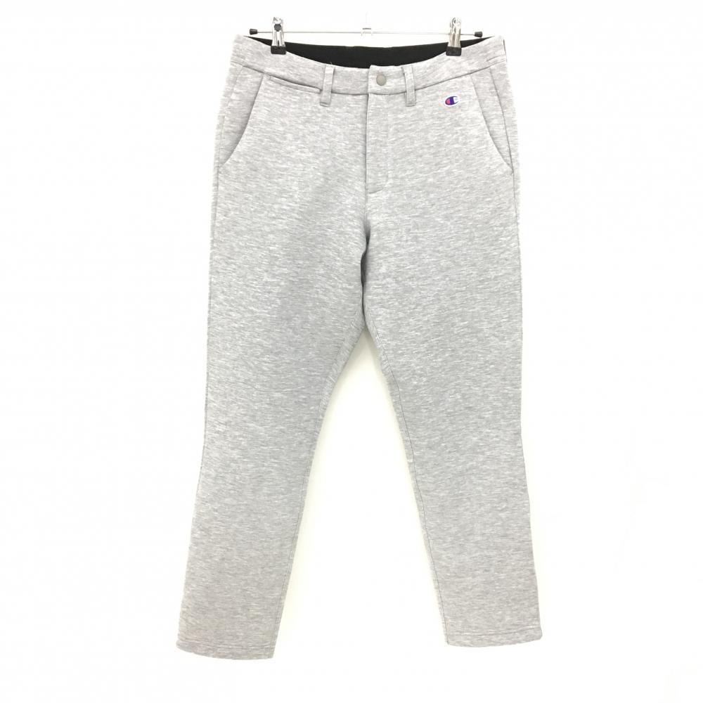 チャンピオン パンツ 杢グレー ダンボールニット メンズ LARGE ゴルフウェア Champion