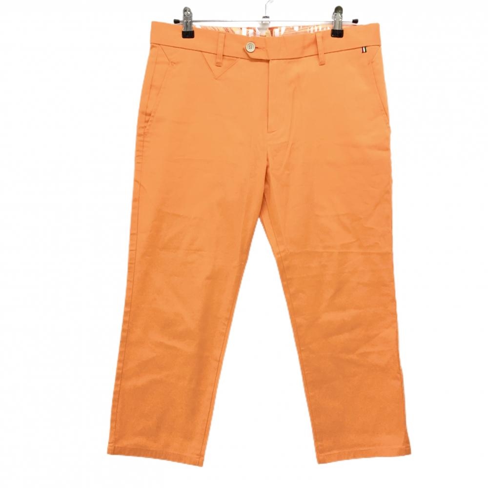 【新品】パーセッタンタドゥエ パンツ オレンジ 後ろロゴ刺しゅう メンズ O ゴルフウェア PAR72