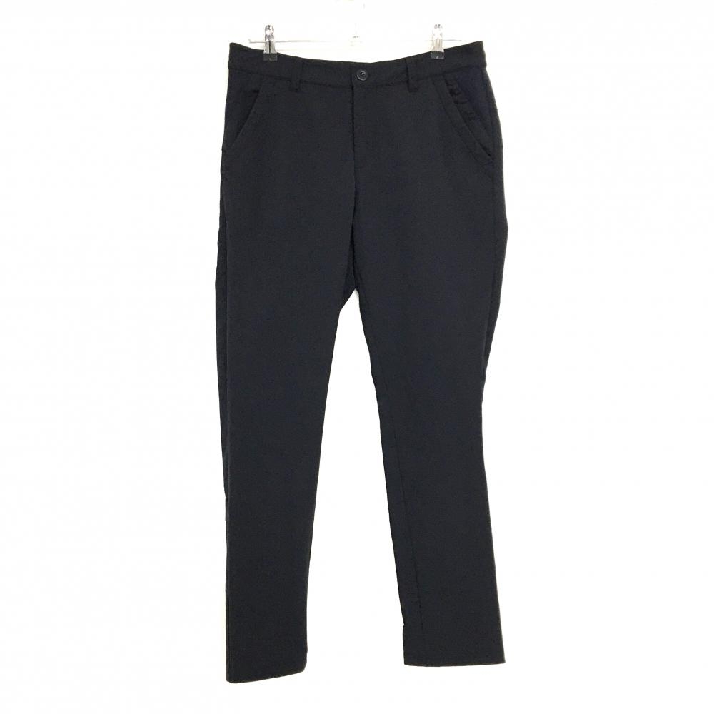 ムータマリン ナイロンパンツ 黒 裾ロゴ ストレッチ  メンズ 6(L) ゴルフウェア muta