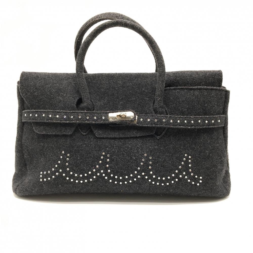 ムータ×bonfanti トートバッグ グレー ラインストーン 内ポケット ゴルフ muta