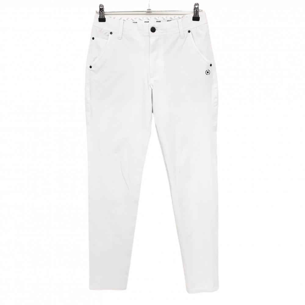 ピン パンツ 白 ストレッチ レディース M ゴルフウェア PING