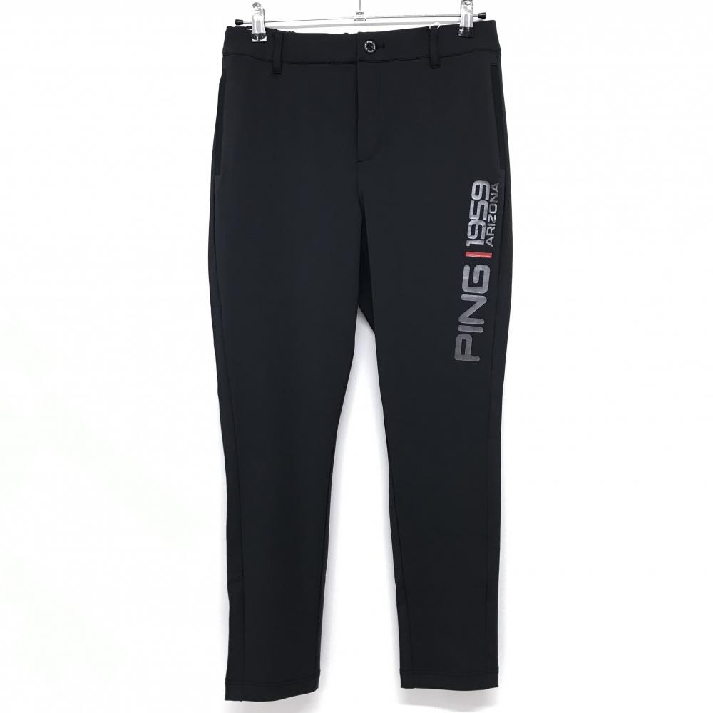 【新品】ピン パンツ 黒 ストレッチ UVケア 遮熱性 吸汗速乾 軽量 レディース L ゴルフウェア PING