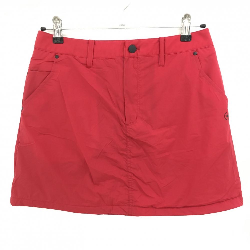 【超美品】ピン スカート レッド ナイロン 内側メッシュ 秋冬 レディース L ゴルフウェア PING