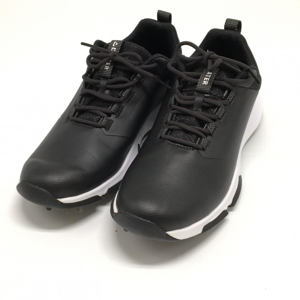 【美品】クウェーター ゴルフシューズ 黒×白 4MR215 トラヴィスマシュー メンズ 26.5 ゴルフウェア TravisMathew