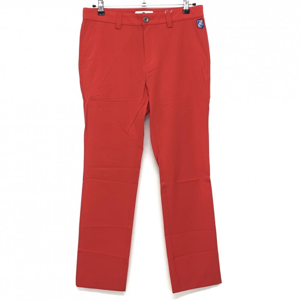 【新品】エフィカスオム パンツ レッド スーパーストレッチ メンズ 82 ゴルフウェア efficace