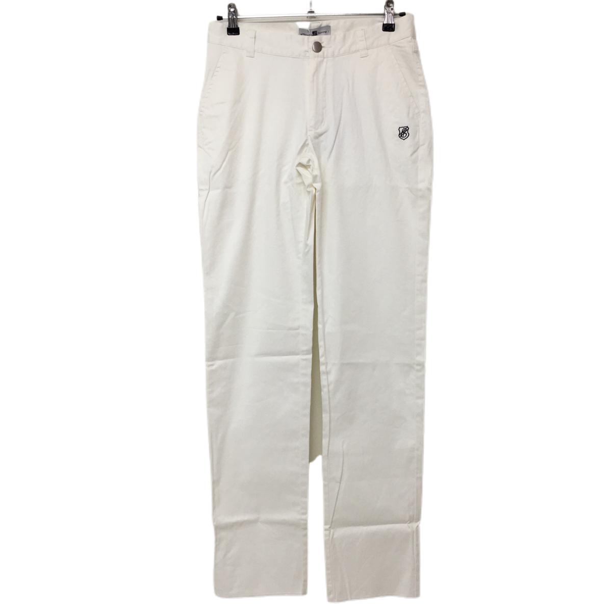 【新品】エフィカスオム パンツ 白 接触冷感 透け防止 ストレッチ 裾未処理 メンズ 88 ゴルフウェア efficace