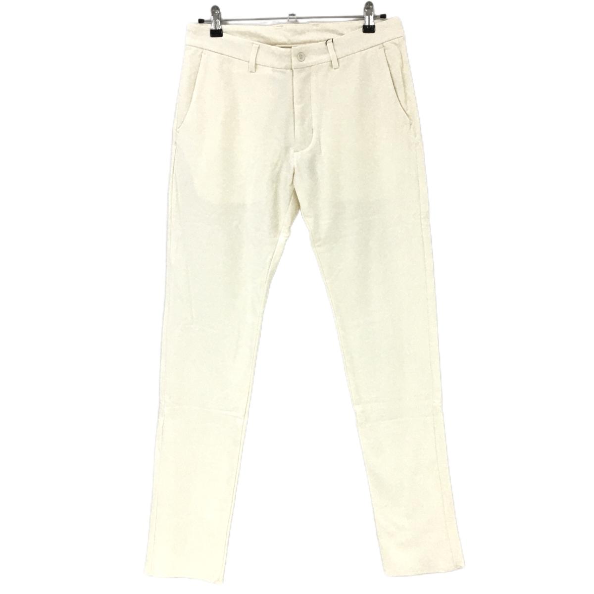 【新品】エフィカスブラン パンツ アイボリー 裏微起毛 ストレッチ  メンズ L ゴルフウェア efficace