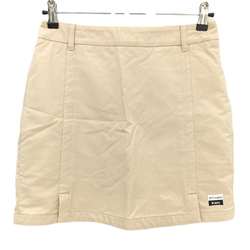 エフィカスブラン スカート ベージュ 内側インナーパンツ ストレッチ  レディース M ゴルフウェア efficace