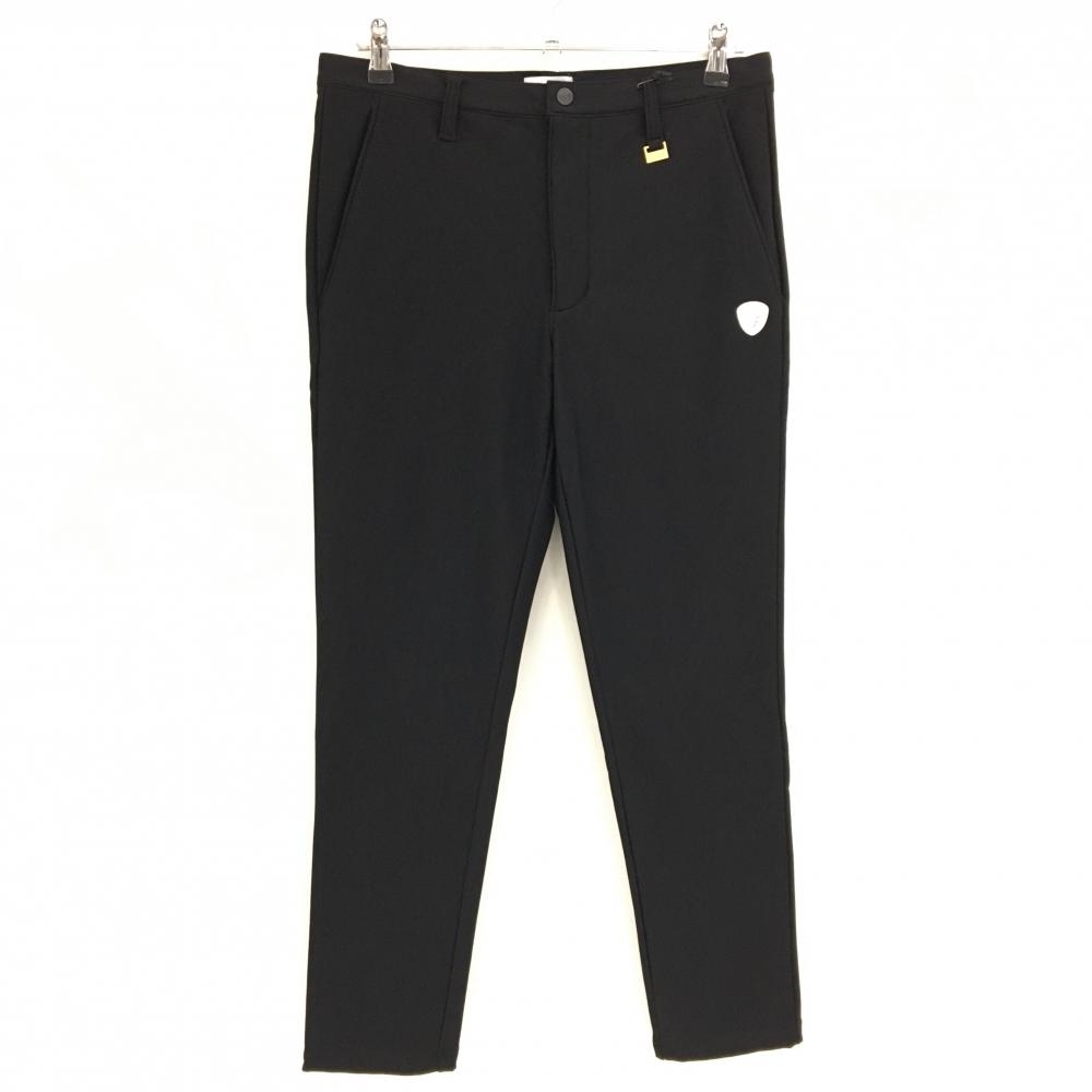 【新品】CPG パンツ 黒 立体ロゴ 裏微起毛 メンズ 2(M) ゴルフウェア 2024年モデル CPG