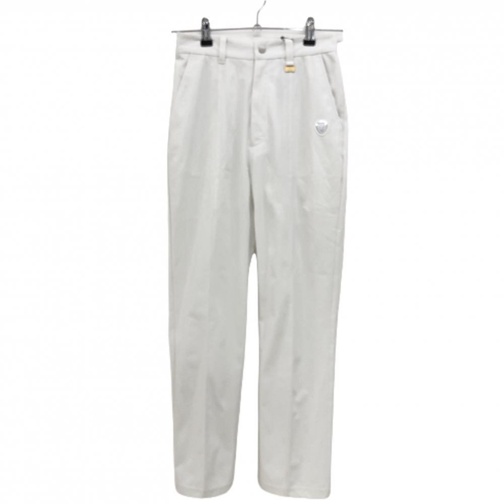 【新品】CPG パンツ オフホワイト 立体ロゴ バックプリント SOLOTEX レディース 2(M) ゴルフウェア 2024年モデル CPG