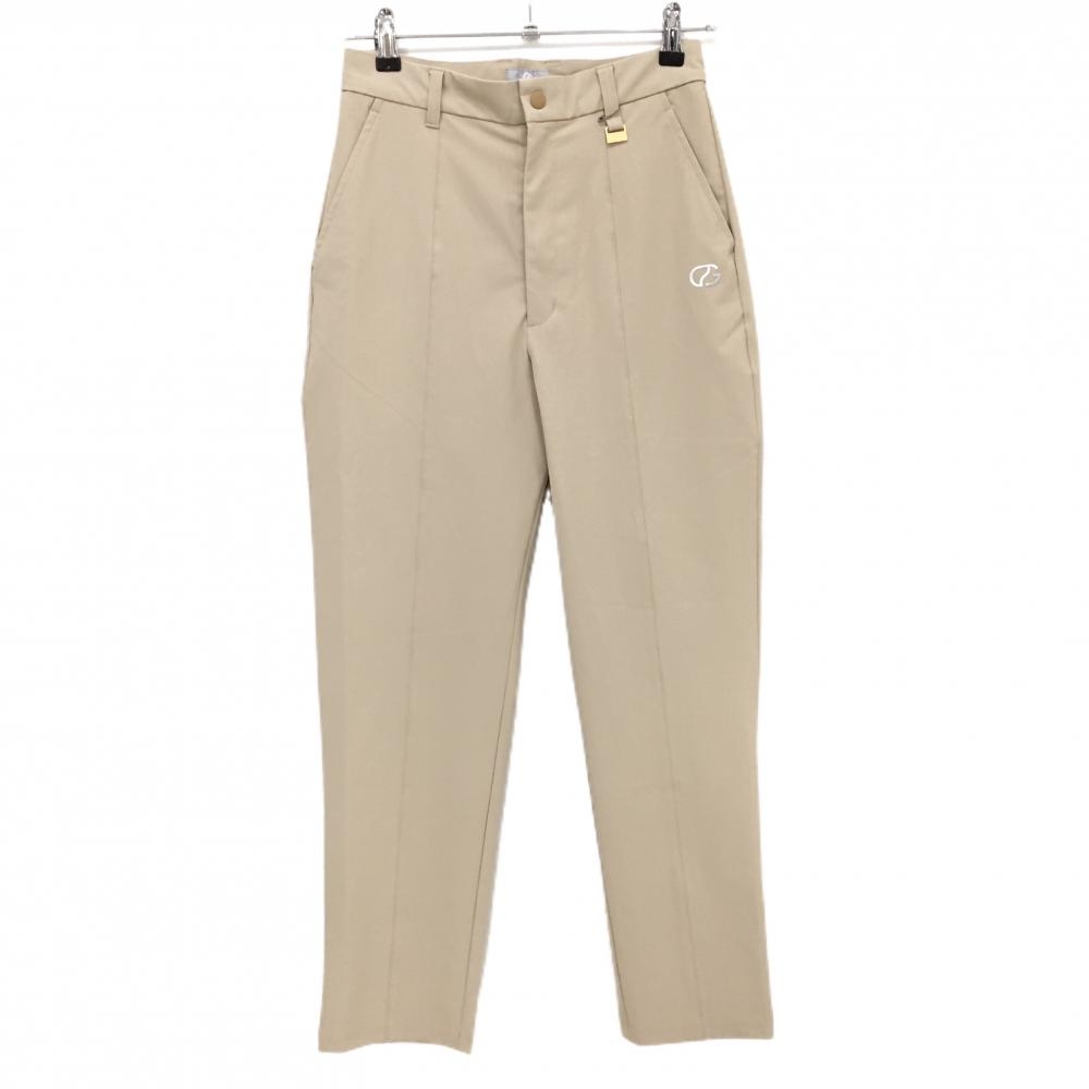 【超美品】CPG パンツ ベージュ ストレッチ 無地 レディース 3(L) ゴルフウェア 2024年モデル CPG