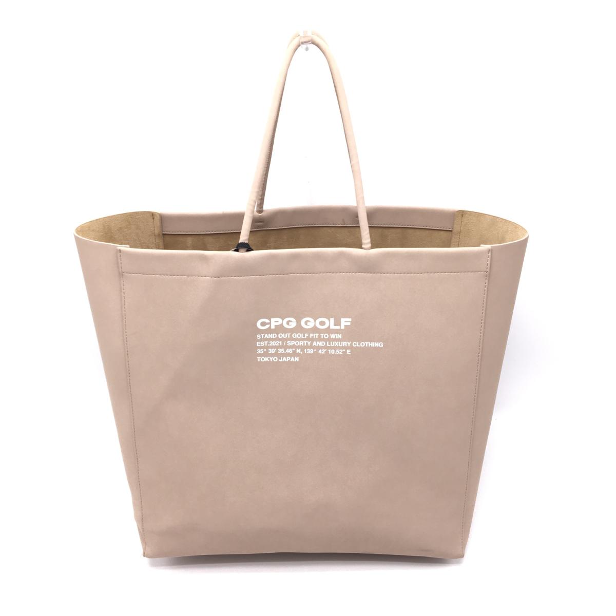 【未使用品】CPG ビッグトートバッグ ベージュ ロッカーバッグ ゴルフ 2024年モデル CPG