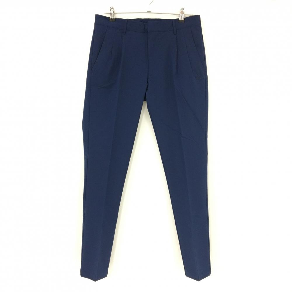 【超美品】ウノピゥウノウグァーレトレゴルフ パンツ ネイビー ロゴ刺しゅう ストレッチ メンズ V ゴルフウェア 1PIU1UGUALE3 