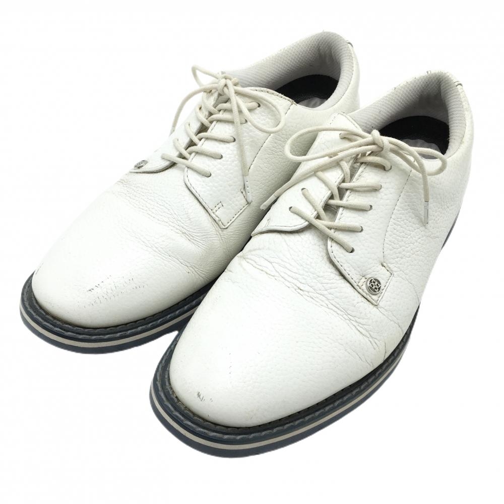 ジーフォア ゴルフシューズ 白 G4MC20EF01 MENS COLLECTION GALLIVANTER レザー メンズ 27.0 ゴルフウェア G/FORE