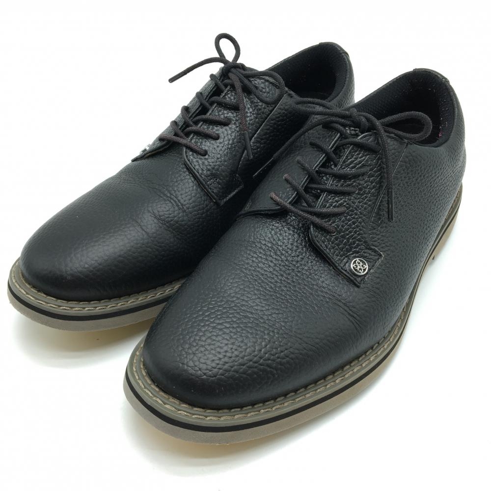 【美品】ジーフォア ゴルフシューズ 黒 G4MC20EF01 MENS COLLECTION GALLIVANTER レザー メンズ 26.5 ゴルフウェア G/FORE