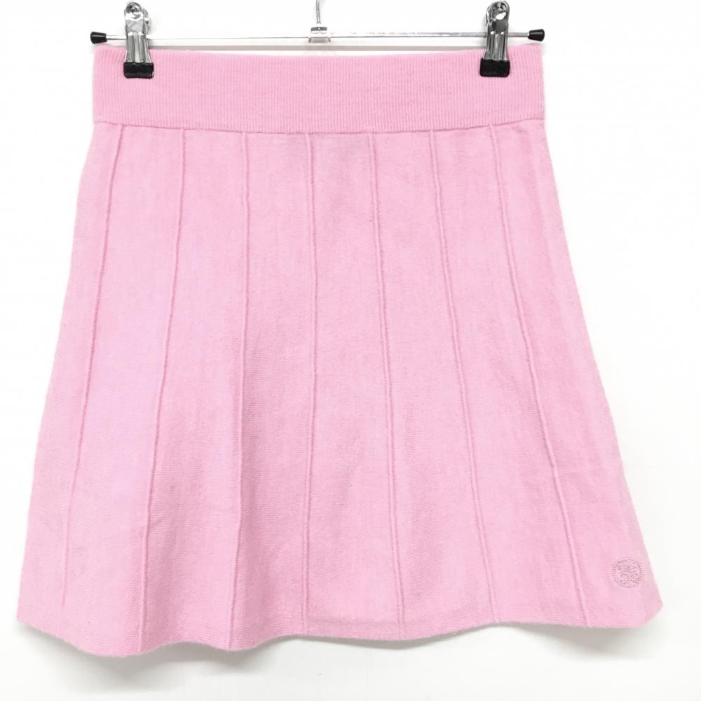 【超美品】ジーフォア ニットスカート ピンク 韓国モデル インナーパンツ付 レディース M ゴルフウェア G/FORE