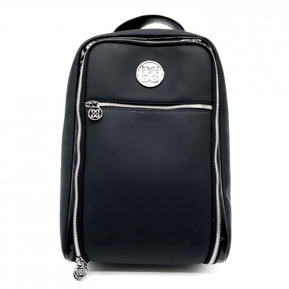 ジーフォア シューズケース 黒 一部キルティング シューズバッグ  ゴルフ G/FORE