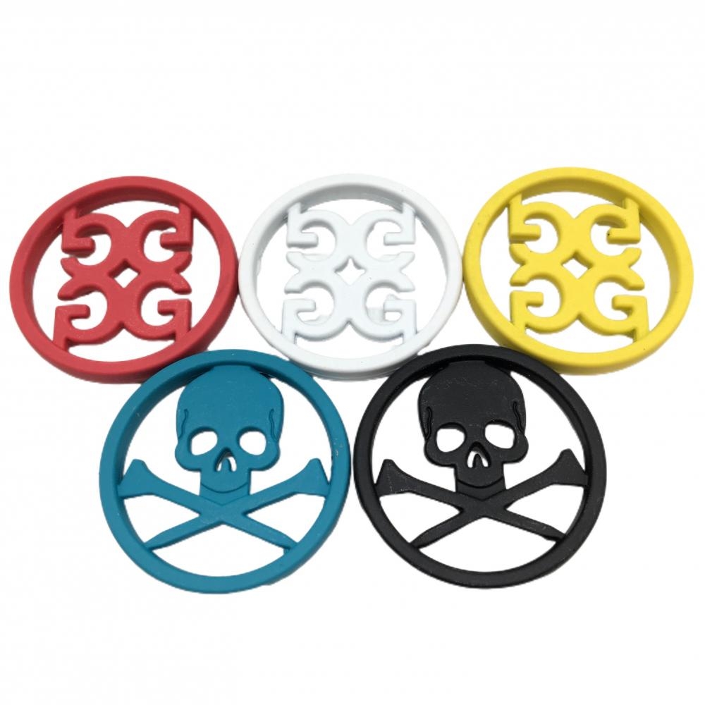 【未使用品】ジーフォア ゴルフマーカー5個セット マルチカラー スカル ロゴ  ゴルフ G/FORE
